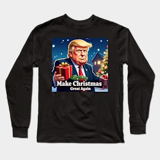 Trump Funny Christmas Long Sleeve T-Shirt